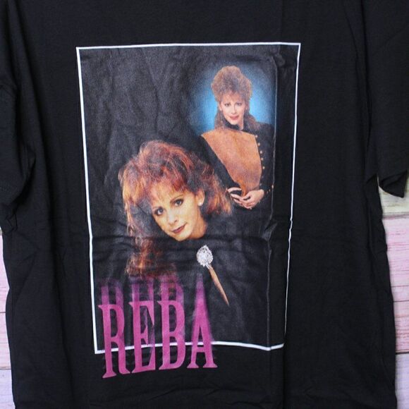Unisex Cotton REBA MCENTIRE Print Tee 4XL - Picture 2 of 4